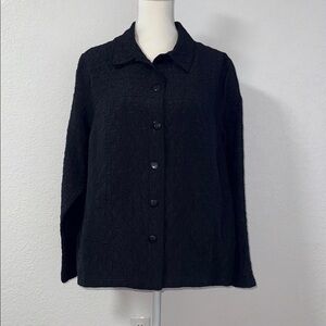 TANJAY Black Button-Up Women's Jacket